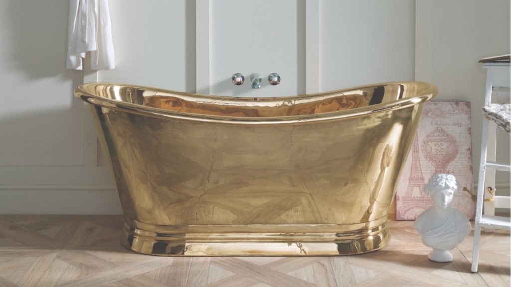BC Designs | Brass Boat bath